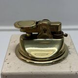 Travertine table lighter