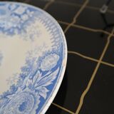 Set of 5 flat plates Sarreguemines Jardinière