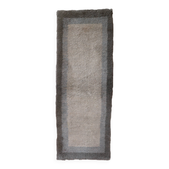 Tapis de couloir Gabbeh vintage fait main