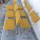 6 folding chairs Lafuma vintage 1970