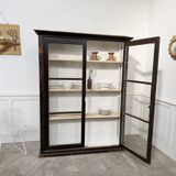 19th-century pine library