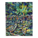 Abstract port landscape, oil on canvas