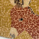 Vintage decorative mosaic chopping board