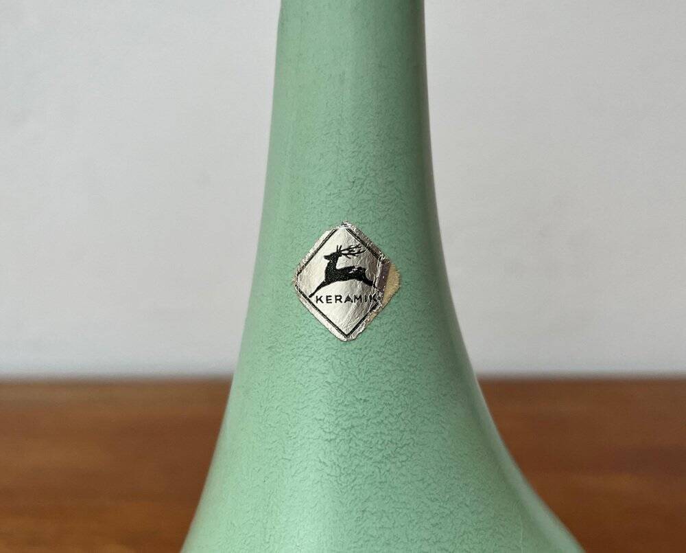 German ceramic vase from the mid-century by Hirschau Keramik, 1960s.