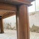Dudouyt oak dining table 1940