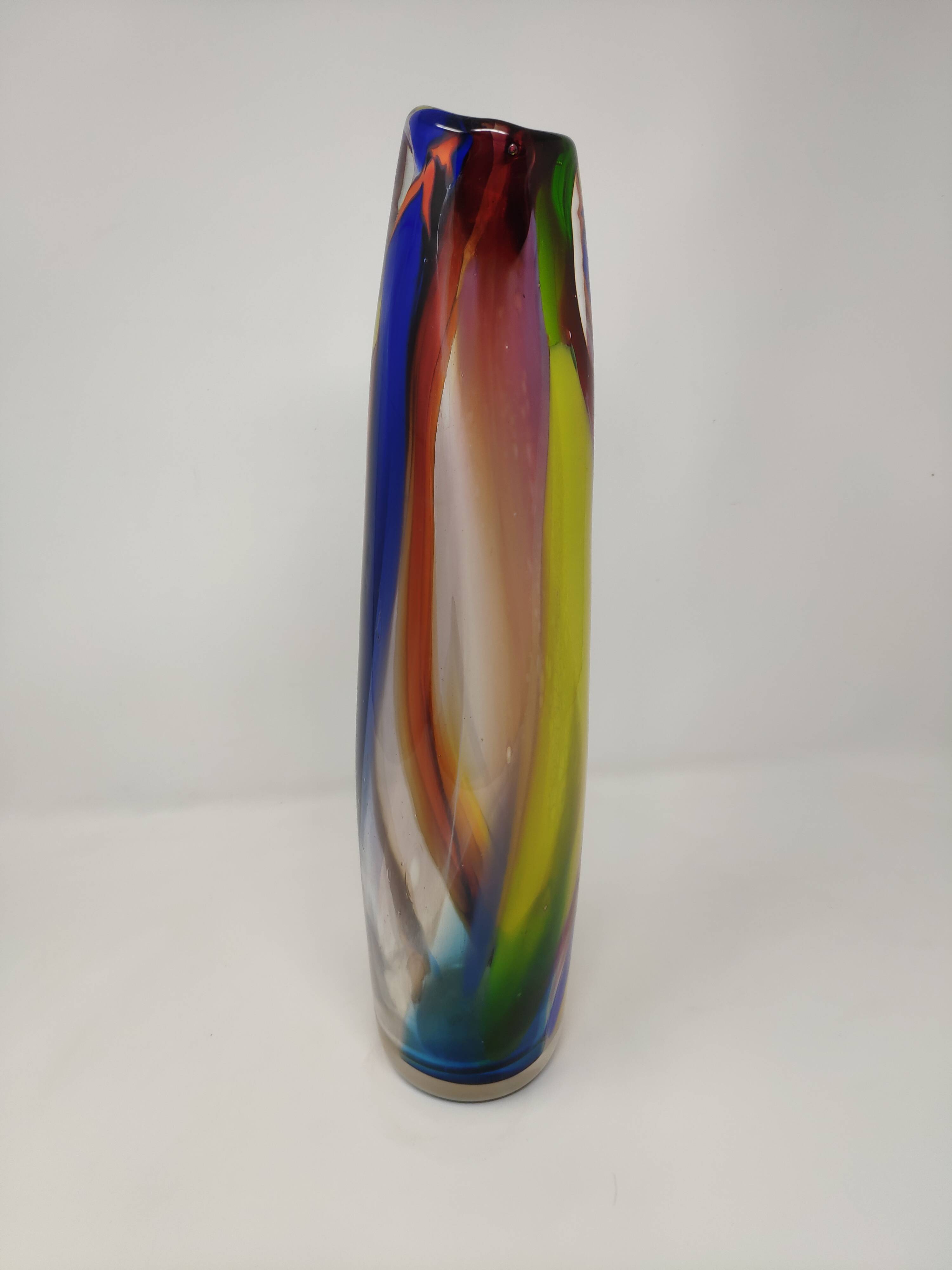 Vase en verre soufflé