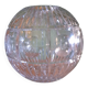 Vase boule en cristal taillé (