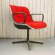 Charles Pollock swivel armchair for Knoll International design Italy