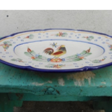 Oval dish and earthenware