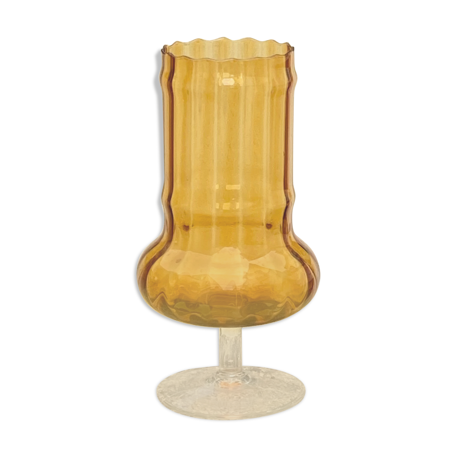 Blown glass vase