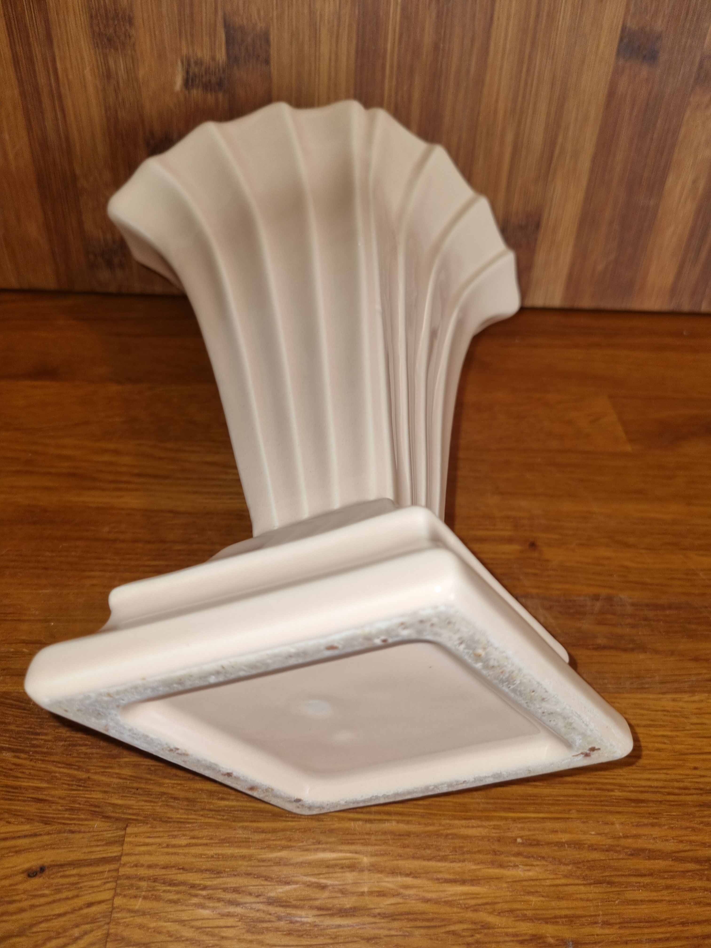 Vintage art deco vase draped shape