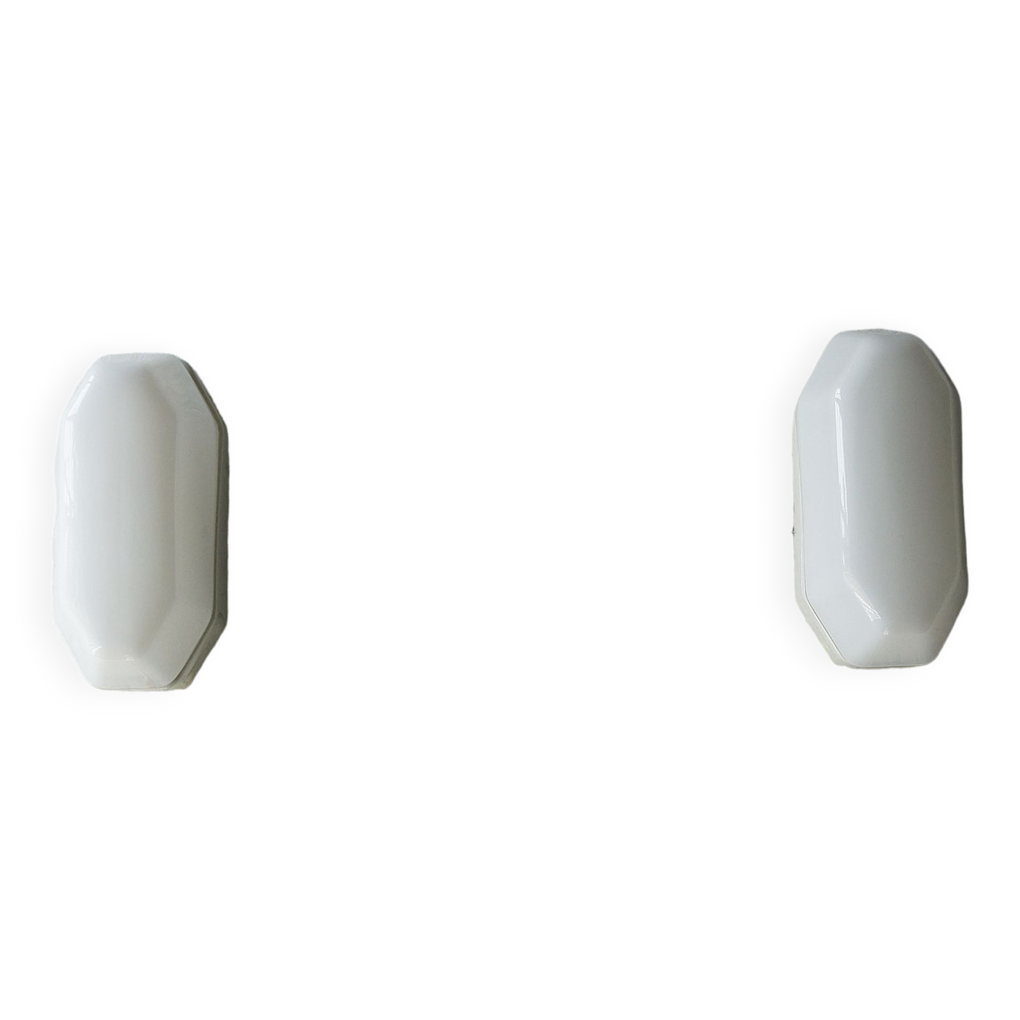 Porcelain Wall Lights by Sigvard Bernadotte for IFO, 1950s, Set of 2