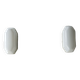 Porcelain Wall Lights by Sigvard Bernadotte for IFO, 1950s, Set of 2