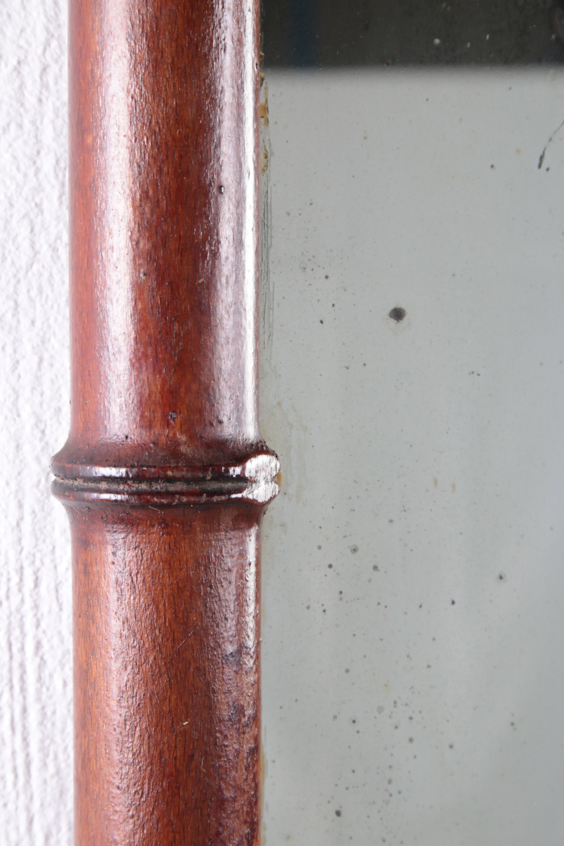 French bamboo mirror