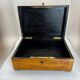 Biedermeier Box in Ice Birch and Brass, Germany, 1840s