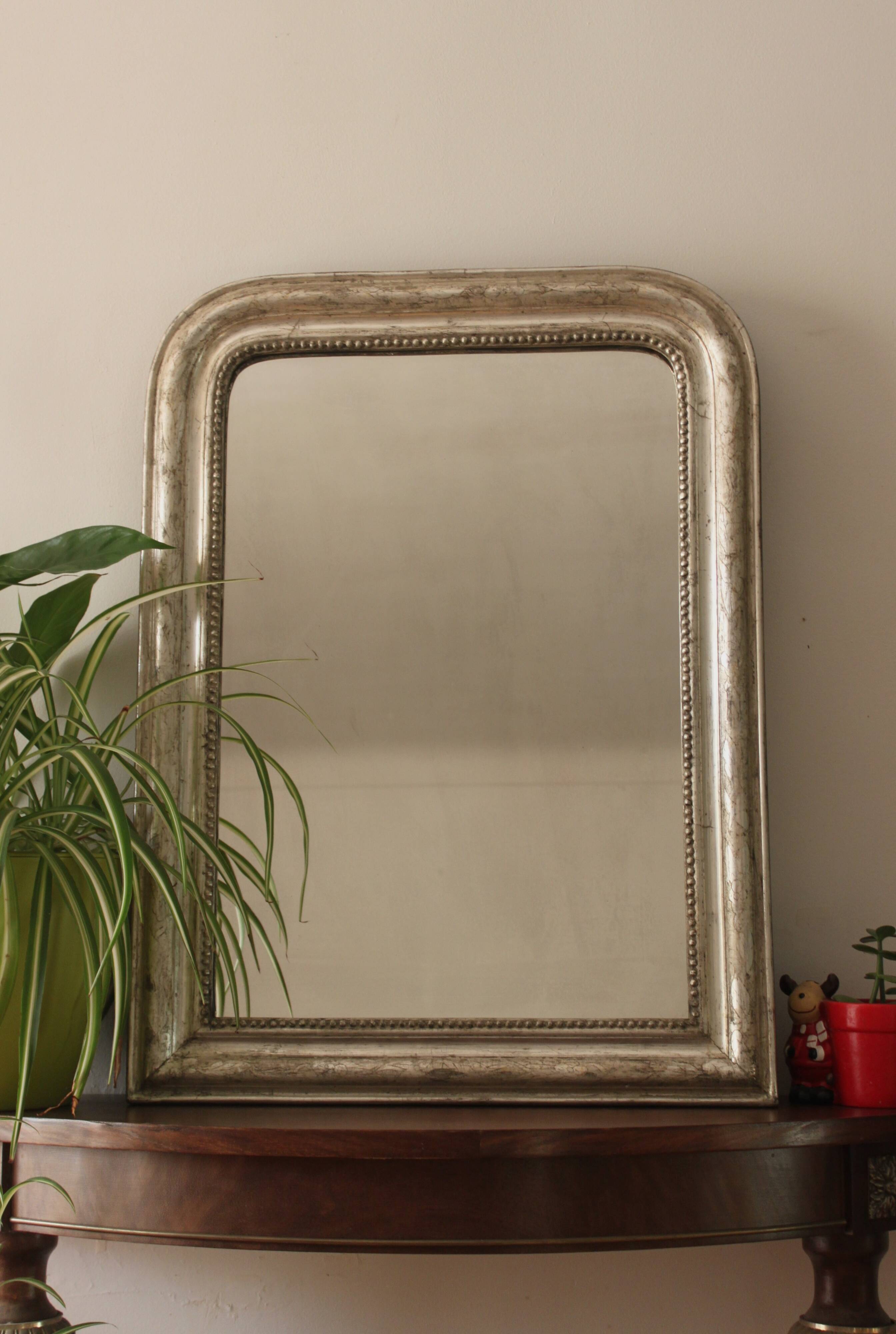 Louis Philippe silver mirror