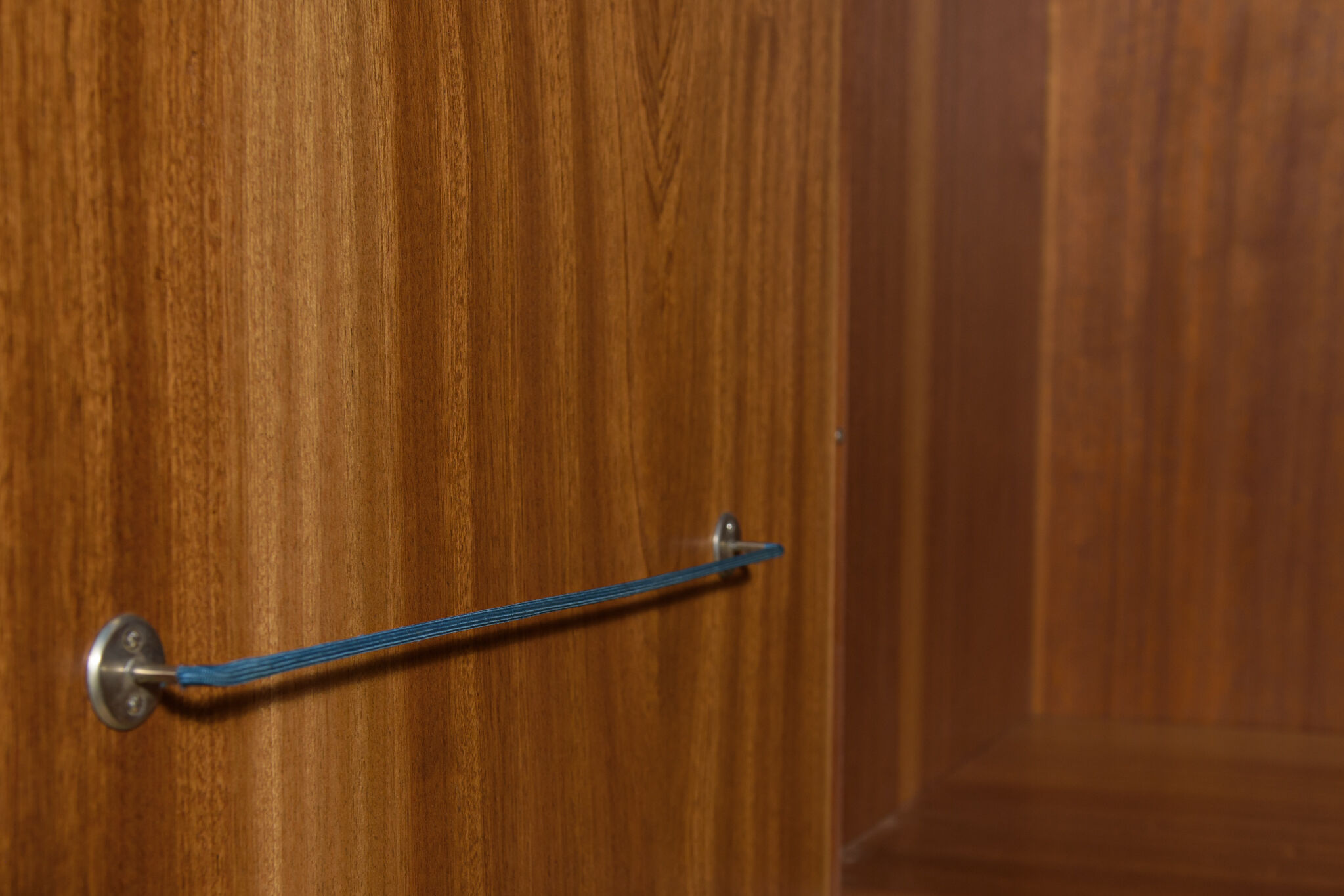 Mid-Century Walnut Wardrobe Designed by Bohumil Landsman for Jitona Soběslav, Czechoslovakia, 1960s
