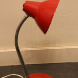 Aluminor desk lamp red 70's