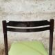 Six 50's chairs - varnished wood
