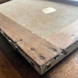 HST painting Madonna Holy Virgin late 19th century signed Chiery for restoration