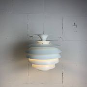 Danish Scandinavian artichoke "Barcelona" hanging pendant lamp by Bent Karlby, 1960s