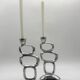 Pair of candlesticks "Circle" – Matthew Hilton, 1980s