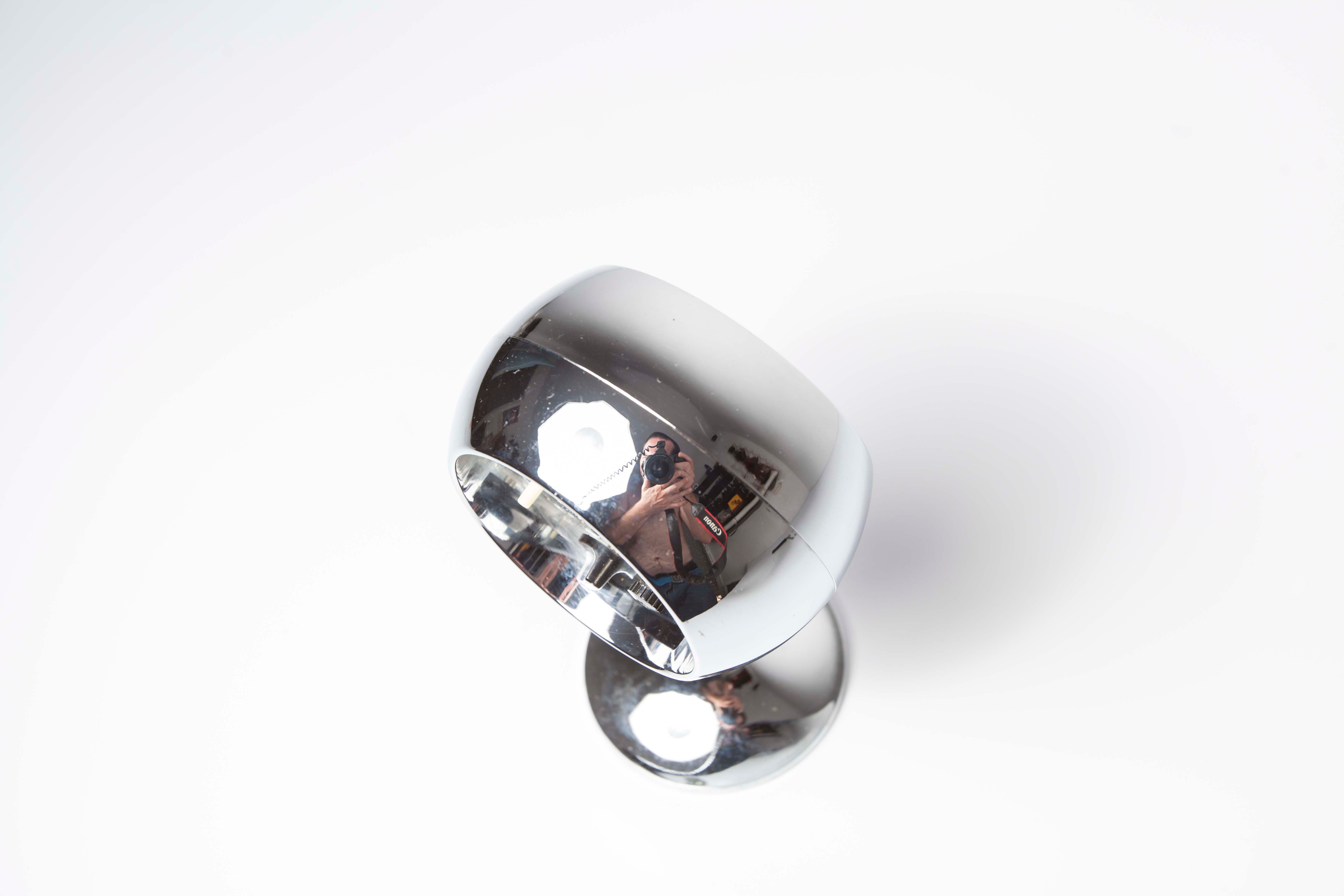 Clock Fashion 70s chrome