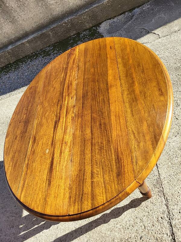 Table louis philippe 8 pieds avec 8 allonges