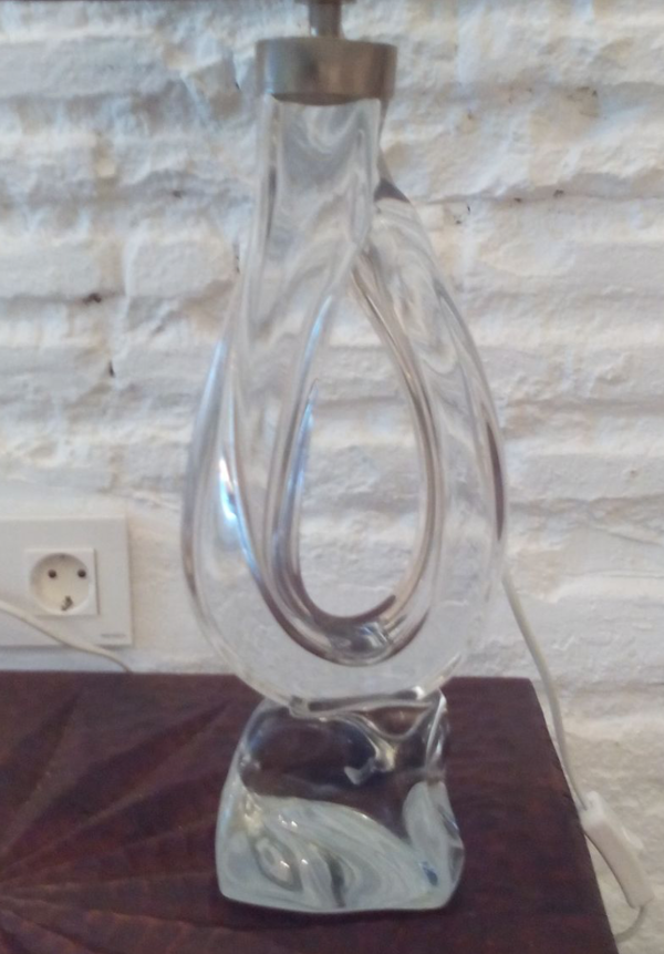 Lampe de bureau de Daum France 1950s