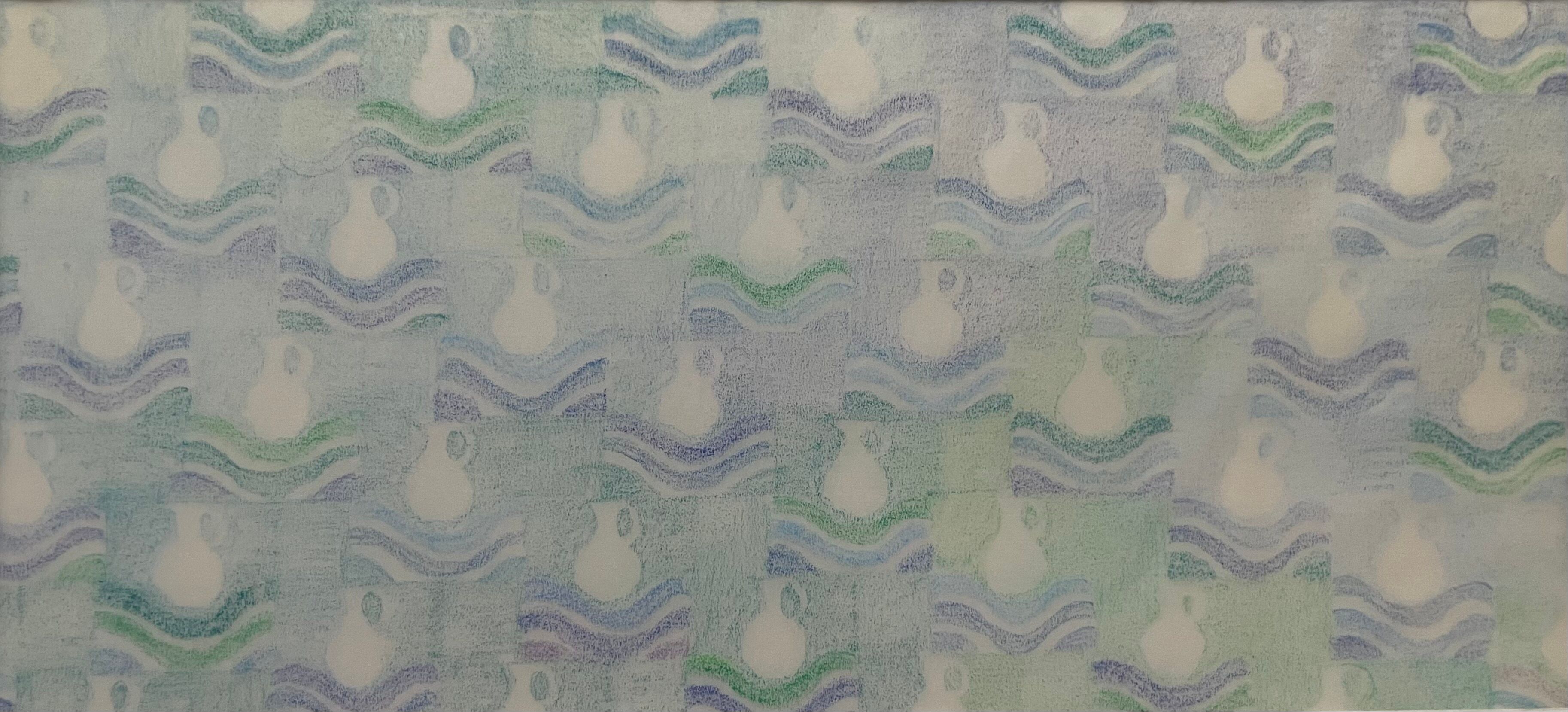 Painting drawing original work for illustration astrological sign Aquarius