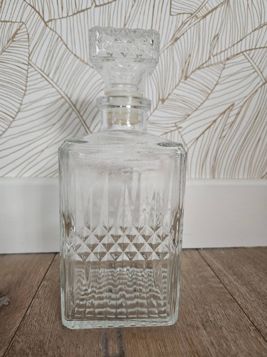 Crystal whiskey decanter