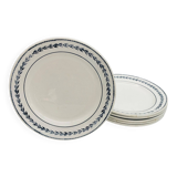 6 dessert plates, "St Amand and Hamage"