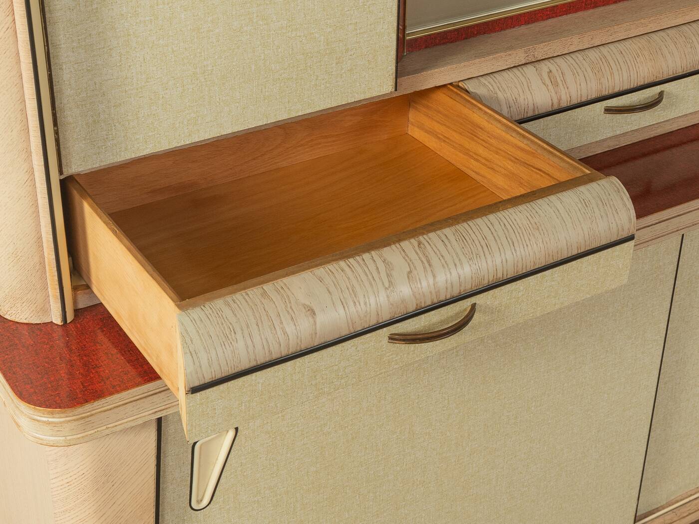 1950s kitchen cabinet, two-piece, Vintage