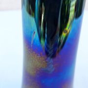 Iridescent glass vase