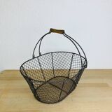 Vintage metal basket