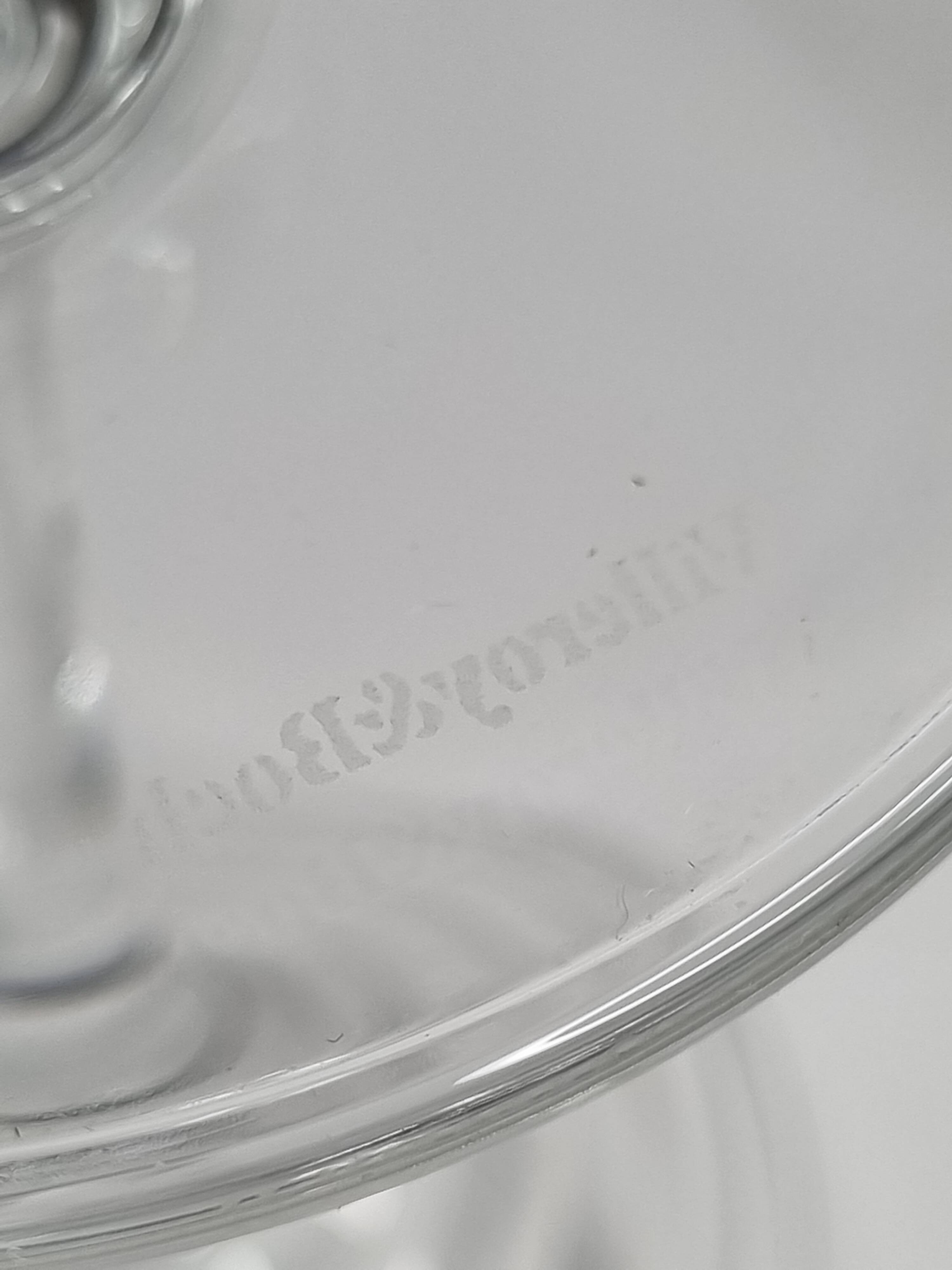 Villeroy and Boch crystal wine glasses, 23 cm