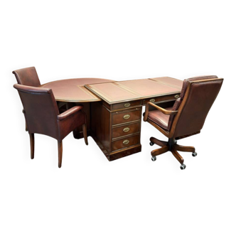 Unique Classic English Desk Set with Conference Table