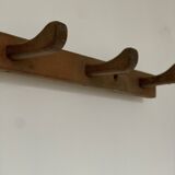 Wooden coat rack