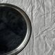 Vintage circular plate with pearl stripe D27