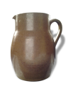 Numbered enamelled stoneware pitcher