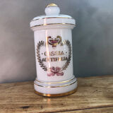 Ancien pot à pharmacie en opaline