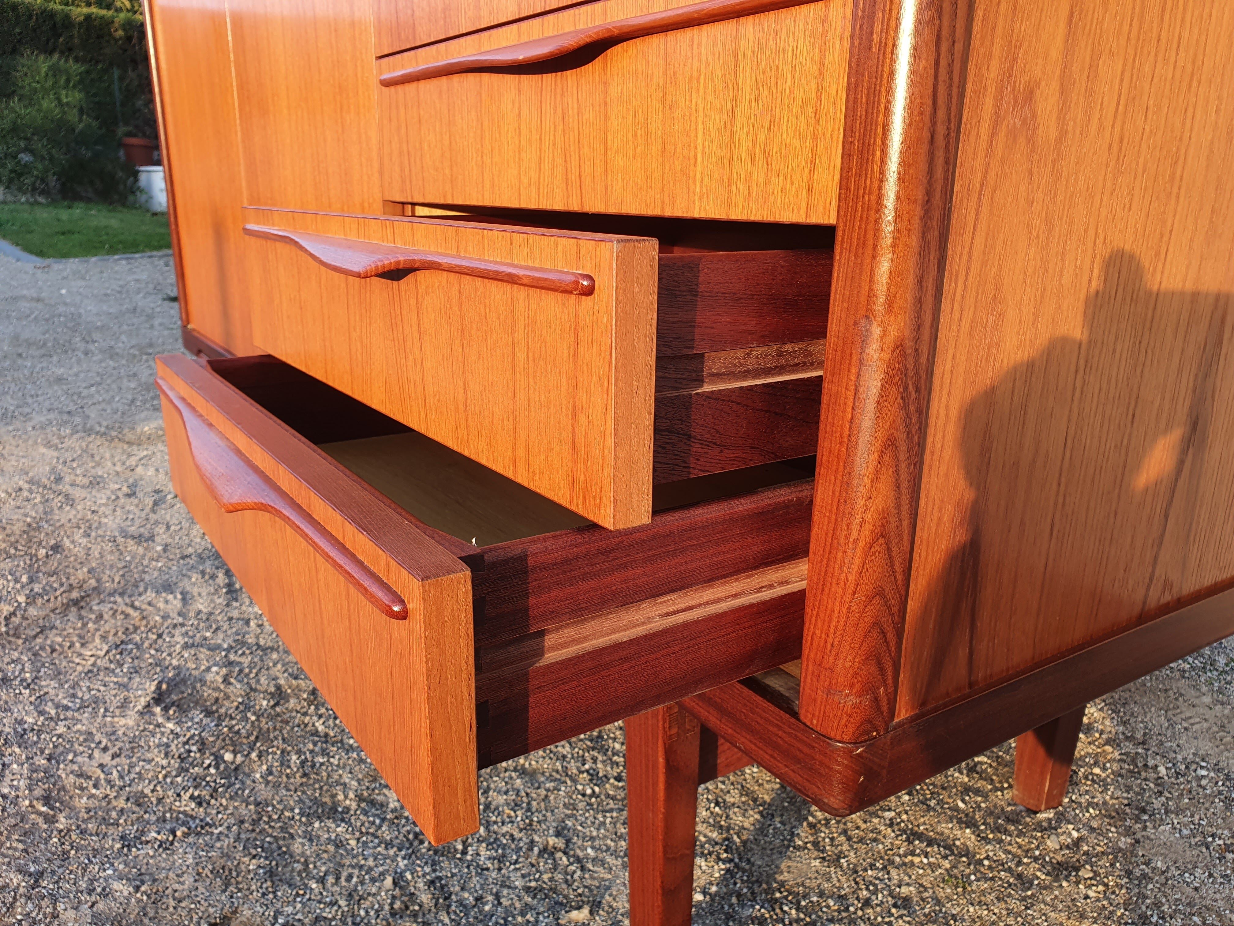 Vintage Scandinavian teak wardrobe