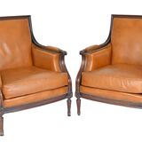 Pair of large armchairs in Louis XVI style