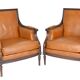 Pair of large armchairs in Louis XVI style