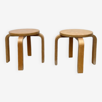 Pair of Scandinavian children's stools