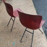 Set of chairs Pagholz Model 15074 by Elmar Flottoto in 1956