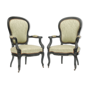 Paire de fauteuils de