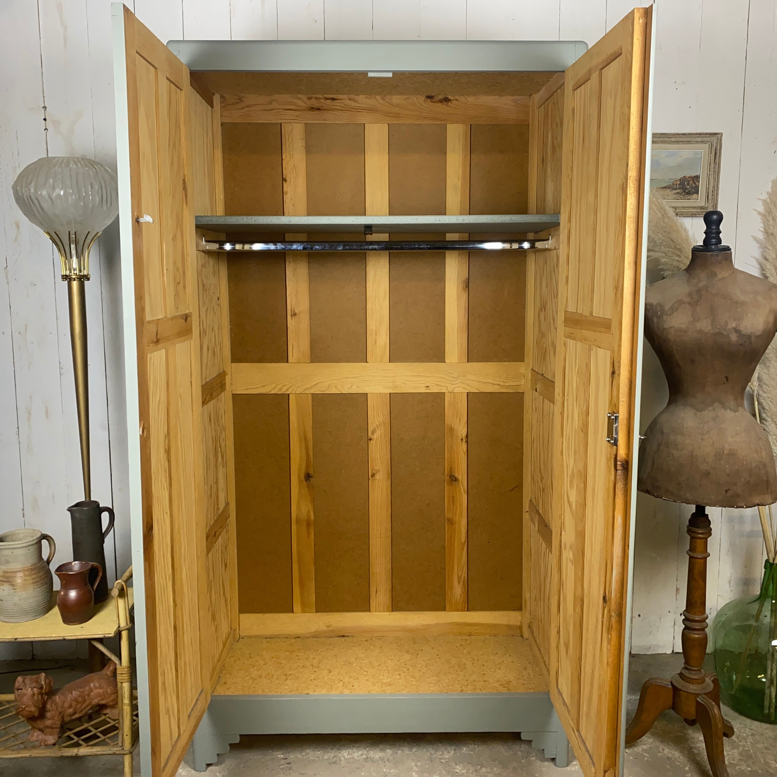 Parisian wardrobe green sage