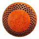Danish ceramic wall lamp, in nice red glaze. From the 1960s