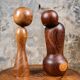Minimalist kokeshi, by Harumine, Japan, 1960s